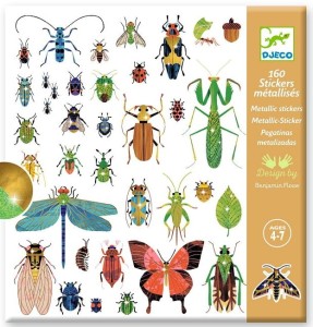 DJECO - Metaliczne naklejki MIKROKOSMOS 09282
