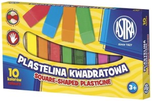 Astra – Plastelina kwadratowa 10 kolorów – 7498