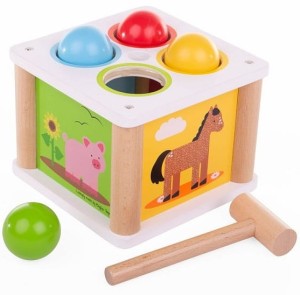 BigJigs – Tap Tap Ball – Przebijanka ze zwierzątkami BB551