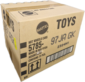 Hot Wheels - Resoraki Samochodziki Autka 72 sztuki Karton Niespodzianka Asortyment - 5785 97JA GK Case 2025 A
