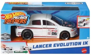 Hot Wheels - Pull-Back Speeders - Autko z napędem - Lancer Evolution IX - HPT04 HPR73