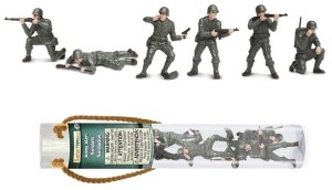 SAFARI LTD 678604 Figurki w tubie - Żołnierzyki