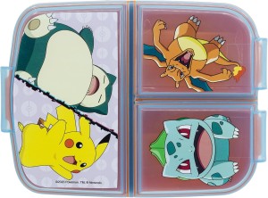 Pokemony  - Lunchbox - Śniadaniówka z trzema przegródkami 08020