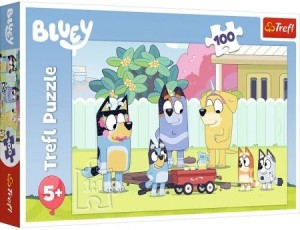 Trefl - Puzzle 100 el. – Wesoły świat Bluey 16471