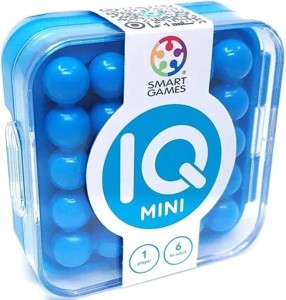 Smart Games - Gra logiczna podróżna - Gra IQ Mini niebieska SG401