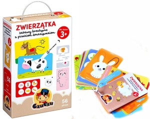 CzuCzu - 773555 - Zabawy z Pisakiem Zmazywakiem - Zwierzątka