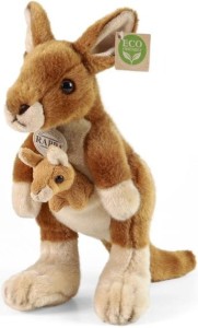 RAPPA 960534 Maskotka Kangur z młodym 27 cm 