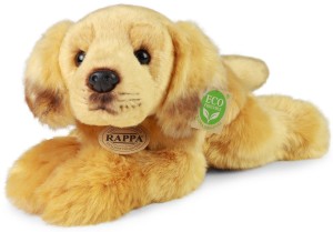 RAPPA 221642 Maskotka pies - Pluszowy leżący Labrador 30 cm