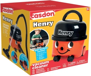 Casdon - Odkurzacz Henry czerwono-czarny 72860 