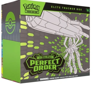 Pokemon TCG Karty Pokemon - Zestaw Mega Evolution Perfect Order Elite Trainer Box  2026 -  6373