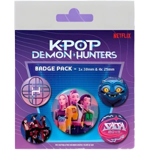 K-Pop Demon Hunters – Zestaw 5 przypinek 75187