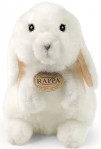 Rappa 210134 Maskotka Biały Królik 18 cm