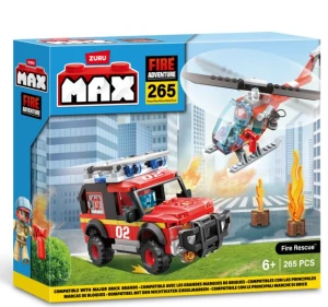 ZURU MAX City 83166 245 Klocki konstrukcyjne Seria 1 Straż