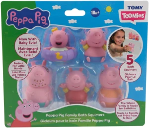 Świnka Peppa - Zestaw 5 figurek do kąpieli E73923
