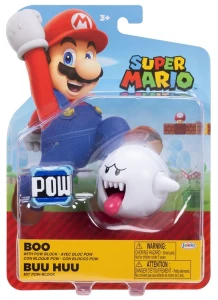 Super Mario - Figurka Boo z blokiem Pow 430644