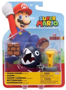 Super Mario - Figurka Chain Chomp z blokiem 430644