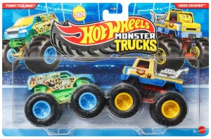 Hot Wheels – Zestaw 2 pojazdów: Funny Feelings &  Mood Crusher FYJ64 JHY81