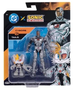 Sonic the Hedgehog & DC Comics - Figurka Tails + Cyborg - 43096 30969