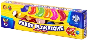 Astra - Farby plakatowe 13 kolorów - 7481