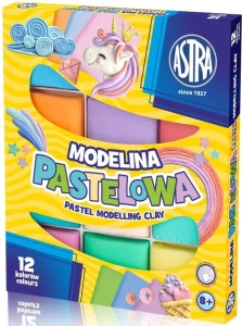 Astra - Modelina pastelowa 12 kolorów - 5022