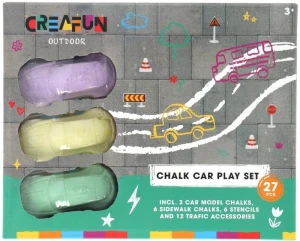 Creafun 56270 Zestaw kreda + szablony, znaki