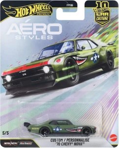 Hot Wheels - Aero Styles -  Custom '70 Chevy Nova FPY86 JKF37