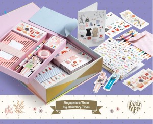 DJECO - Zestaw papierniczy Tinou w kuferku - 03501