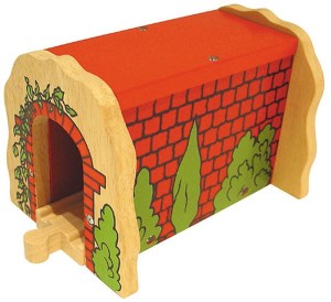 BigJigs - Ceglany Tunel do kolejek drewnianych BJT135
