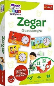 Trefl - Mały Odkrywca - Gra edukacyjna - Zegar - 01948