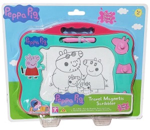 Świnka Peppa – Podróżny znikopis magnetyczny ze stempelkami 07218