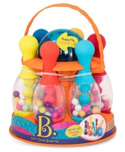 B.Toys – Zestaw do gry w kręgle – Let’s Go Glowing BX1640