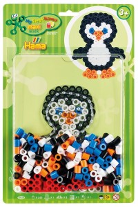 HAMA MAXI 8938 Zestaw koralików w blistrze – Pingwin