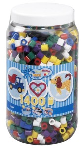 Koraliki Hama Maxi - Zestaw w słoiku 1400 szt. 8540
