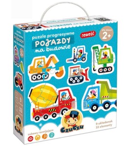 CzuCzu – Puzzle progresywne – pojazdy na budowie – 2+ lata – 491842