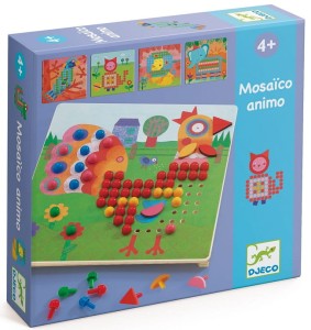 DJECO 08137 Mozaika Animo – Kolorowe obrazki