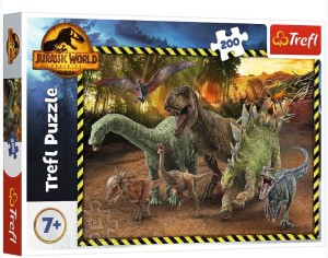 Trefl - Puzzle 200 el. – Dinozaury z Parku Jurajskiego 13287