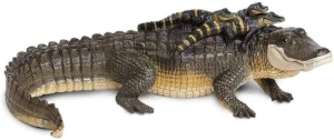 Safari Ltd - Figurka Aligator z młodymi 30 cm 259629