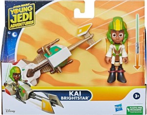 Star Wars: Przygody młodych Jedi - Kai Brightstar + pojazd F8011