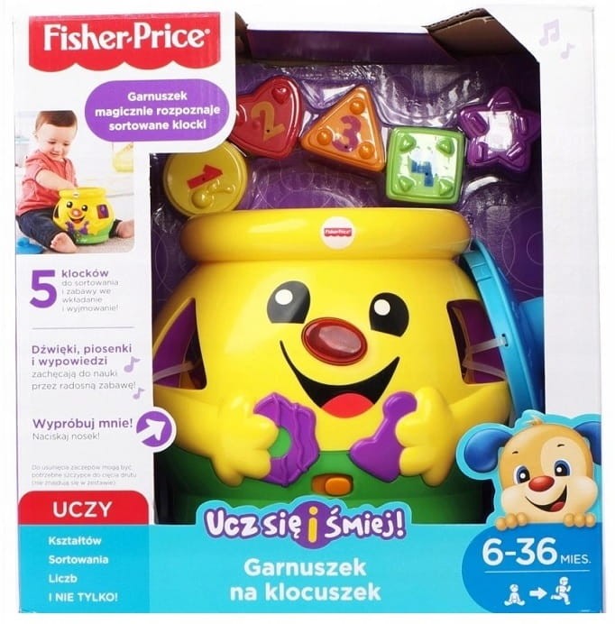 Fisher Price – K0428 Garnuszek na Klocuszek
