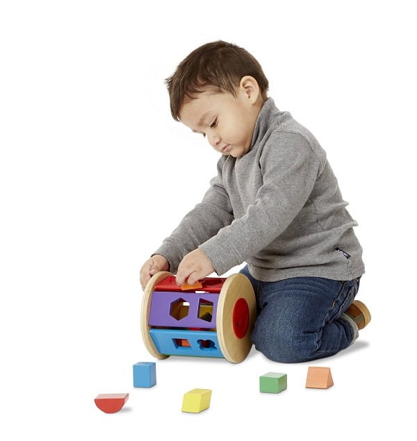 Melissa &amp;; Doug Drewniany Roller - Sorter z Kształtami 19041