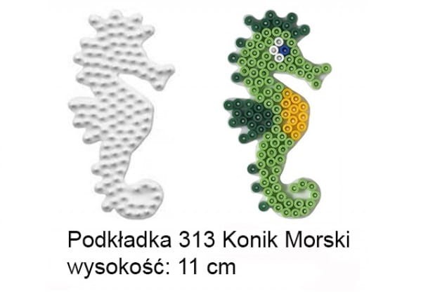 Koraliki Hama Midi Podkładka 313 Konik Morski
