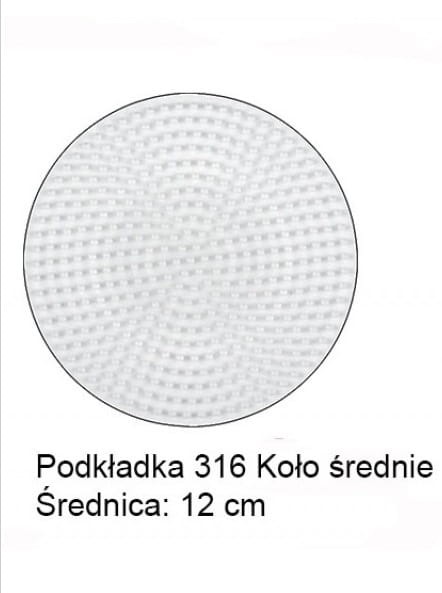 Koraliki Hama Midi Podkładka 316 Koło Średnie
