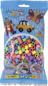 HAMA MAXI 8471 Koraliki mix kolorów - pastelowe 500 szt.