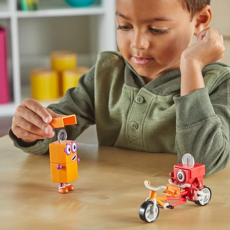 Learning Resources - Number Blocks - Bloki numeryczne 1 i 2 na rowerze HM95354