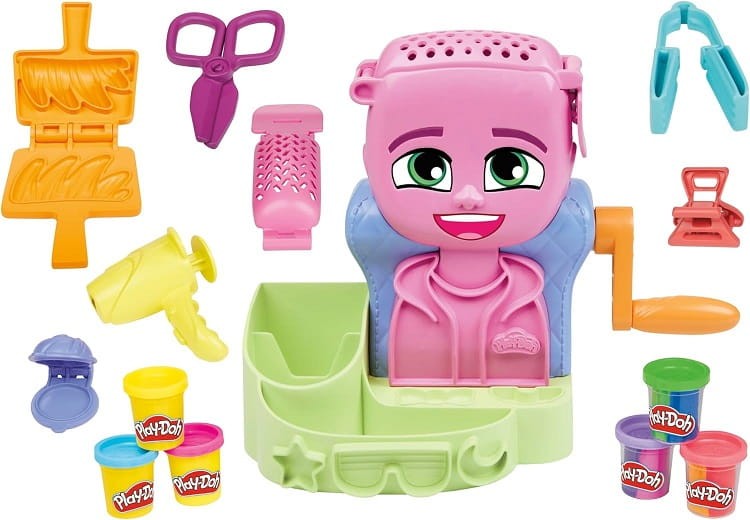 Play-Doh - Zestaw z ciastoliną - Salon fryzjerski F8807