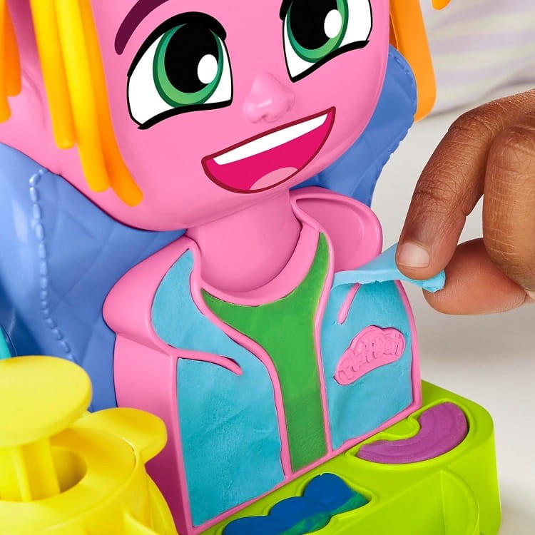 Play-Doh - Zestaw z ciastoliną - Salon fryzjerski F8807
