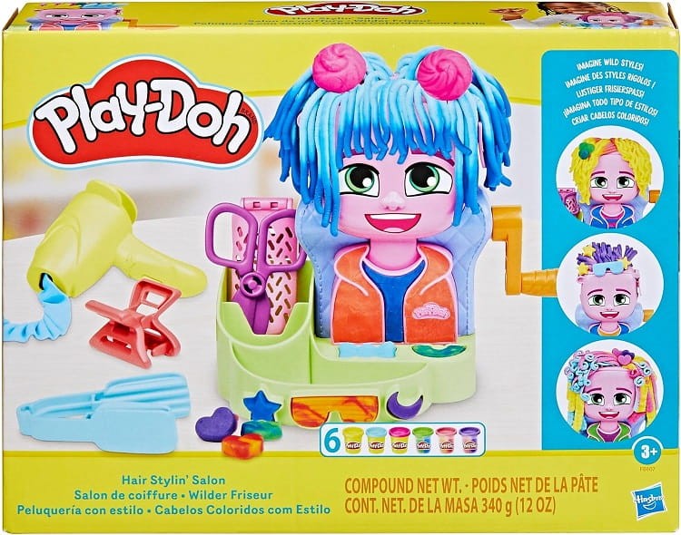 Play-Doh - Zestaw z ciastoliną - Salon fryzjerski F8807