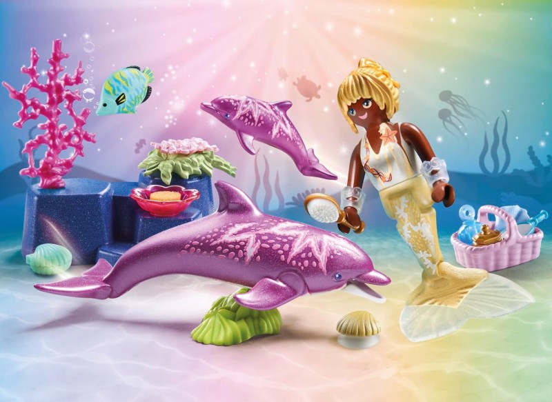 Playmobil Princess Magic 71501 Syrenka z delfinami