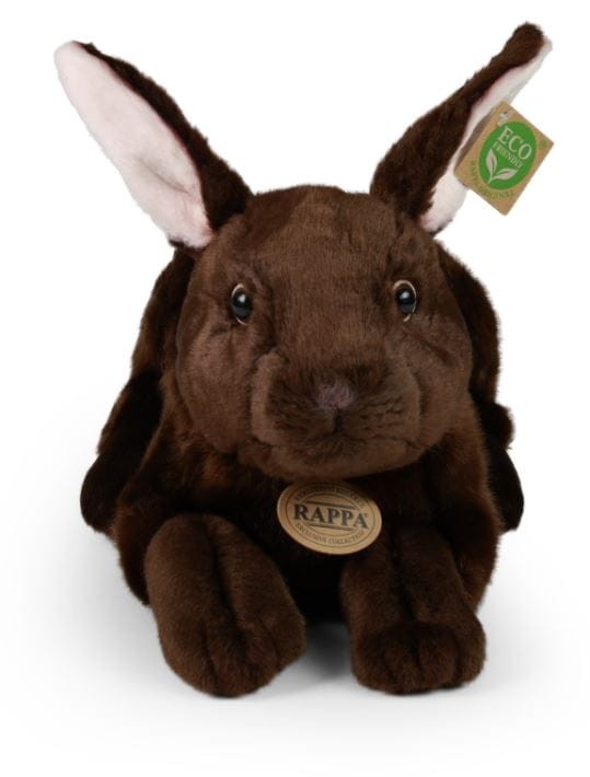 Rappa 209633 Maskotka Królik brązowy leżący 36 cm