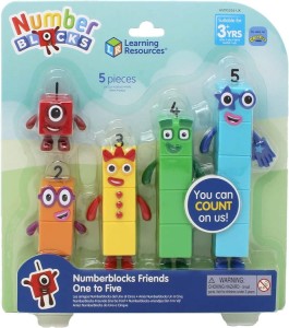 Learning Resources - Number Blocks - Kostki do nauki liczenia 1-5 HM95356